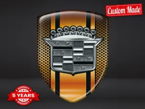 Cadillac Insignia Resina Estilo Carreras Pegatinas Cúpula Alta ST
